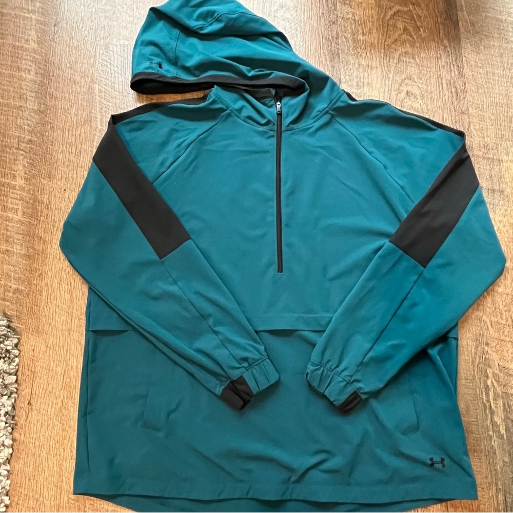 under armour windbreaker 1/2 zip - size large